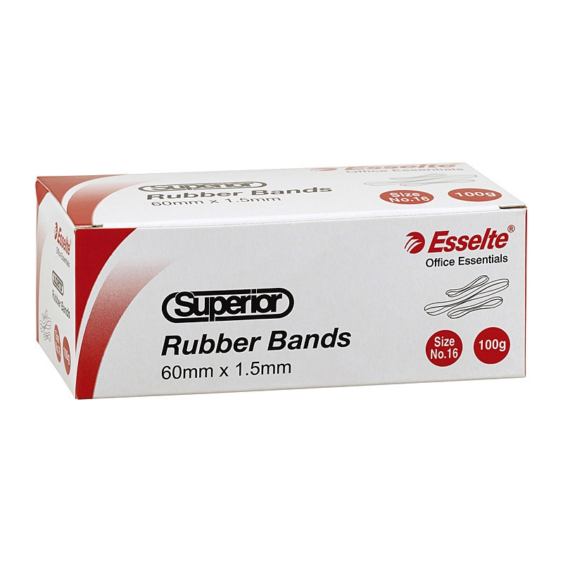 Esselte Superior Rubber Bands Size 16/Product Detail/Stationery