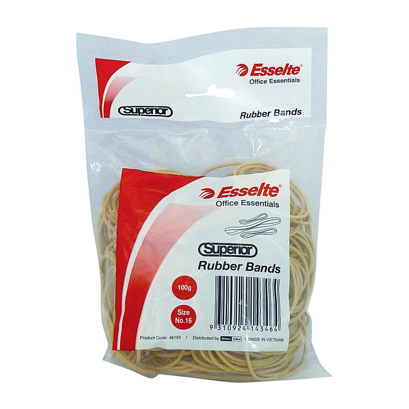 Esselte Superior Rubber Bands Size 16/Product Detail/Stationery