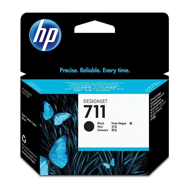 HP #711B 80ml Black Ink 3WX01A/Product Detail/Stationery