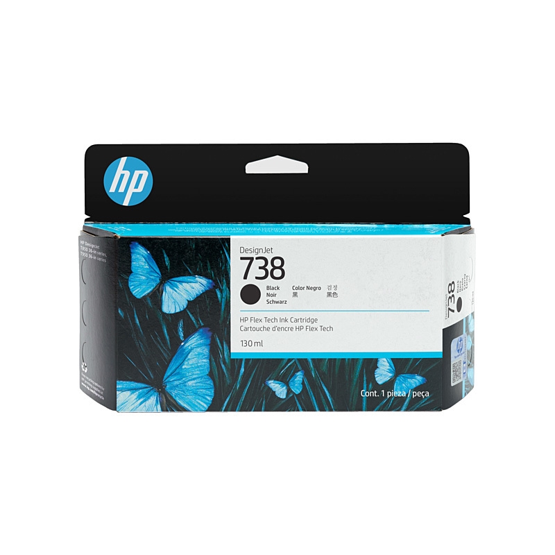 HP #738 130ml Blk Ink 498P2A/Product Detail/Stationery