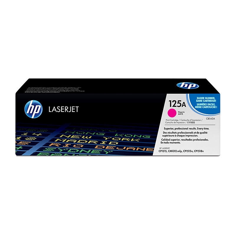 HP #125A Magenta Toner CB543A/Product Detail/Stationery