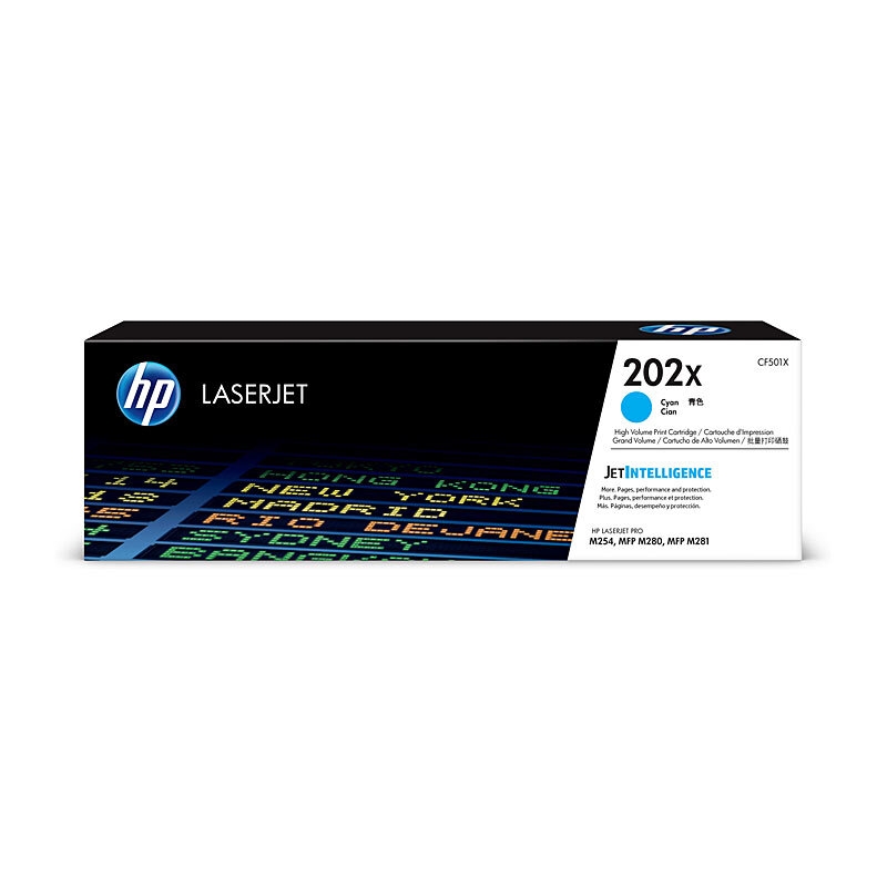 HP #202X Cyan Toner CF501X/Product Detail/Stationery