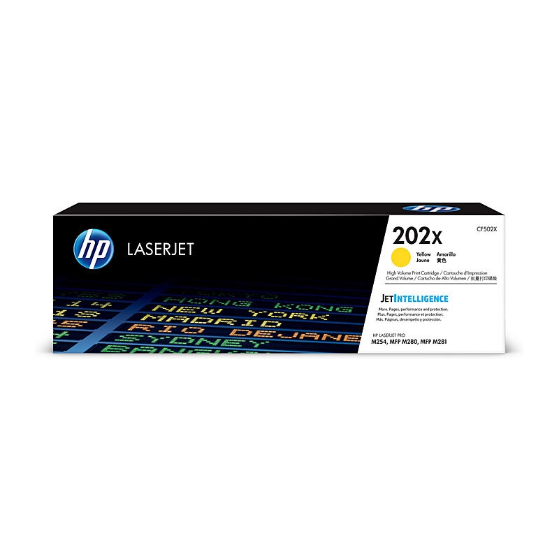 HP #202X Yell Toner CF502X/Product Detail/Stationery
