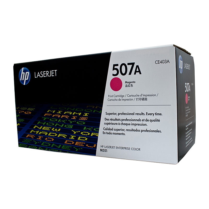 HP #507A Magenta Toner CE403A/Product Detail/Stationery