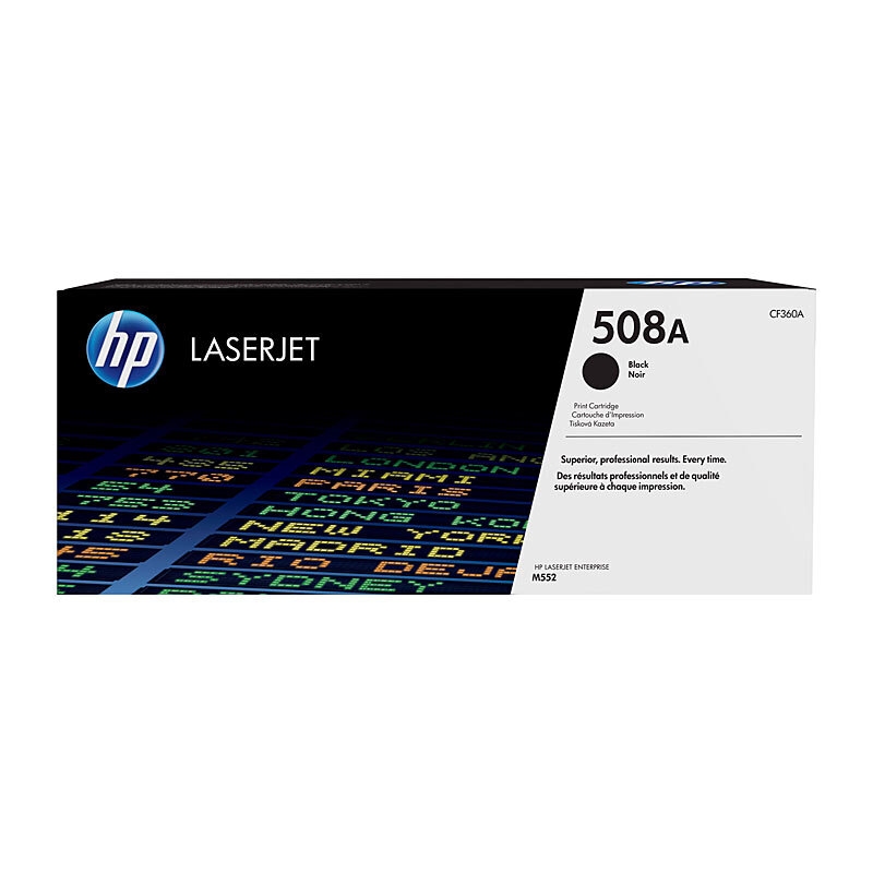 HP #508A Black Toner CF360A/Product Detail/Stationery
