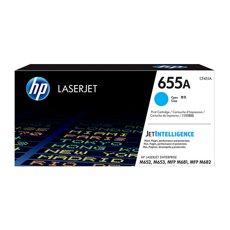 HP #655A Cyan Toner CF451A/Product Detail/Stationery