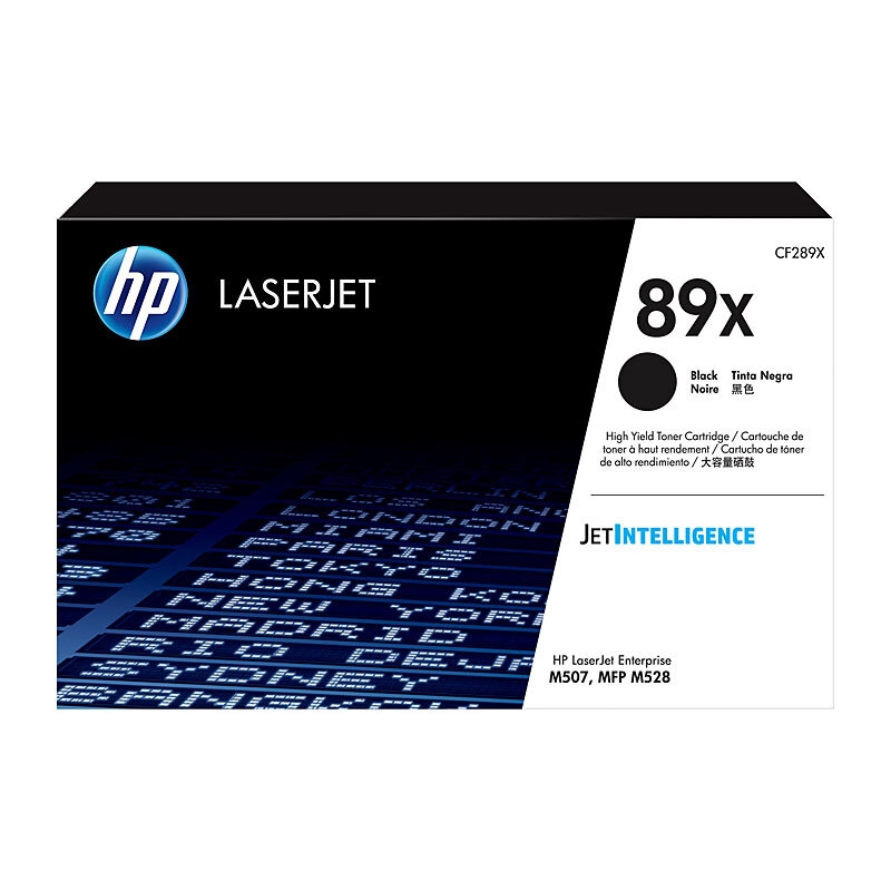 HP #89X Black Toner CF289X/Product Detail/Stationery