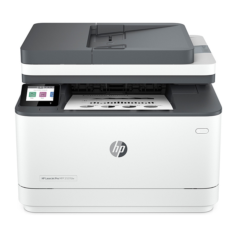 HP LaserJet Pro 3101fdw A4 Mono 33ppm USB/Ethernet/Wi-Fi Scan/Copy/Fax Printer/Product Detail/Stationery