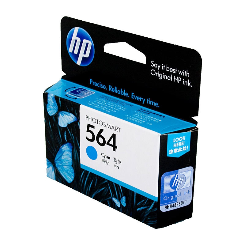 HP #564 Cyan Ink Cart CB318WA/Product Detail/Stationery