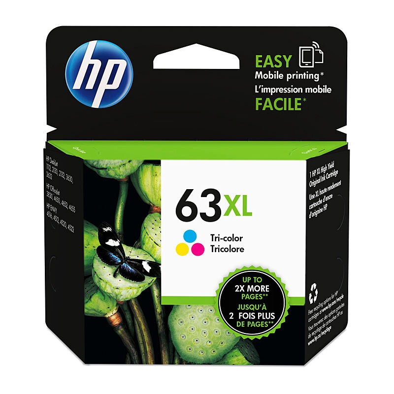 HP #63XL Tri Col Ink F6U63AA/Product Detail/Stationery
