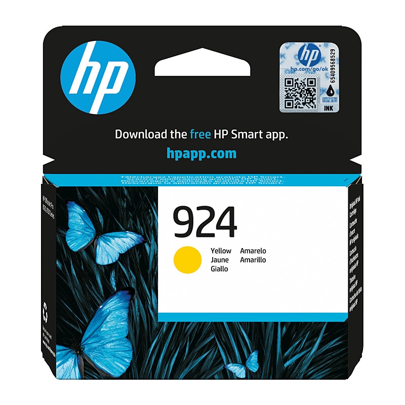 HP #924 Yellow Ink 4K0U5NA/Product Detail/Stationery