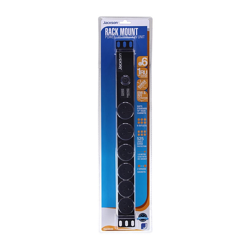 Jackson 6 Way Rack Mount PDU/Product Detail/Electronics