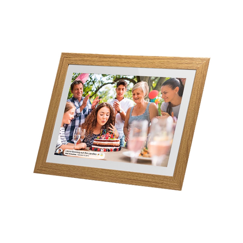 Frameo 10.1'' Smart Photo Frame - White Oak/Product Detail/Electronics