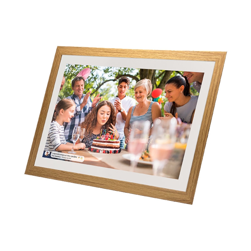Frameo 15.6'' Smart Photo Frame - White Oak/Product Detail/Electronics