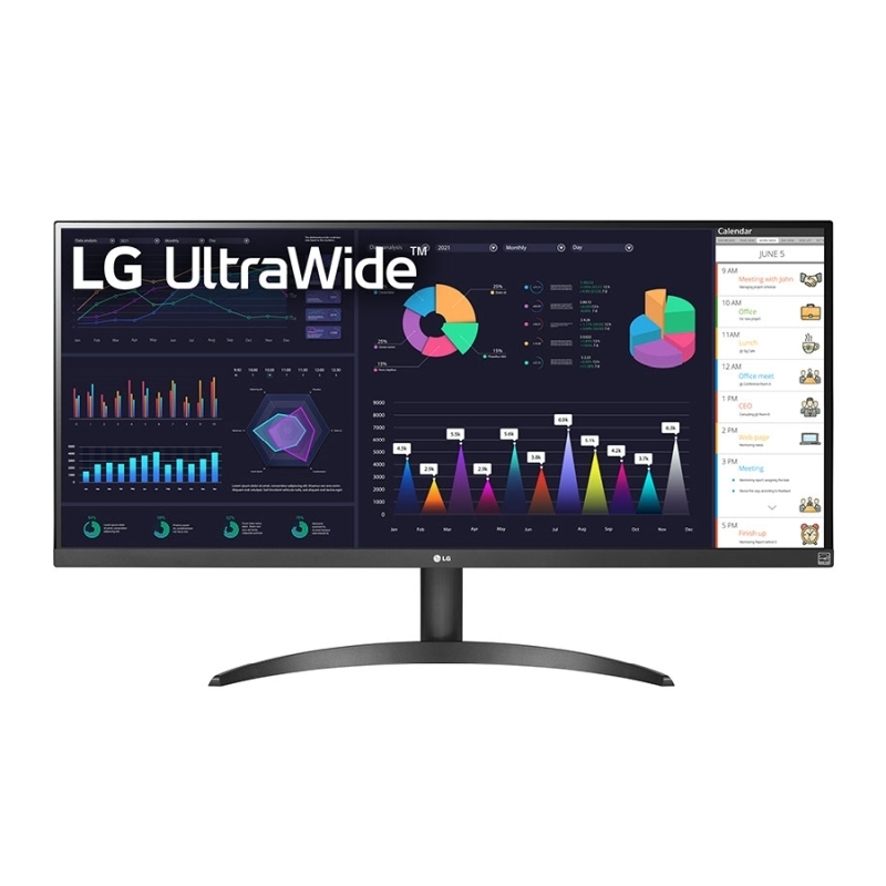 LG 34'' 34WQ500 FHD IPS LED UltraWide Monitor - 2560x1080 (21:9) / 5ms / 100Hz / VESA/Product Detail/Electronics