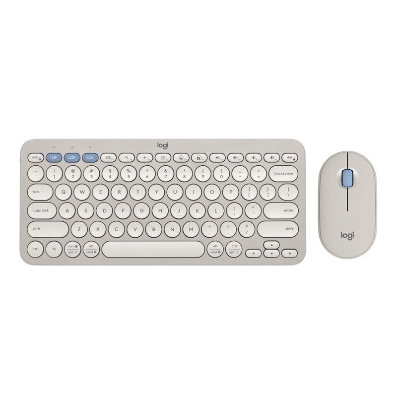 Logitech K380S Pebble 2 Combo Wireless Keyboard & Mouse (Tonal Sand)/Product Detail/Electronics