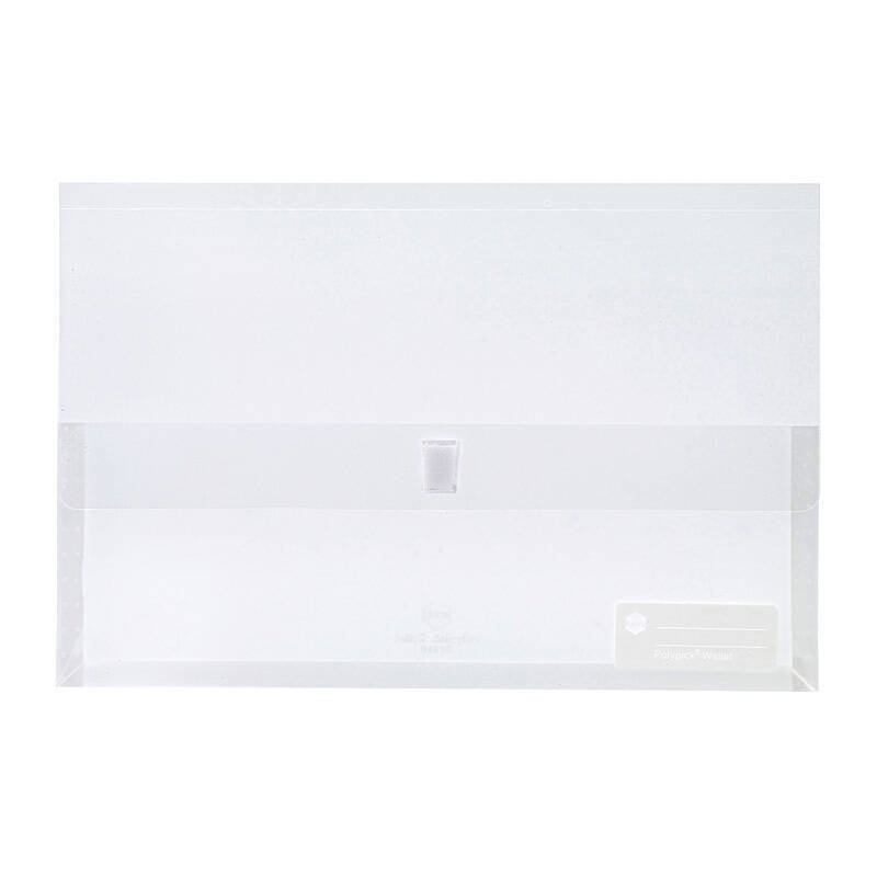 Marbig Polypick Foolscap Document Wallet Clear/Product Detail/Stationery