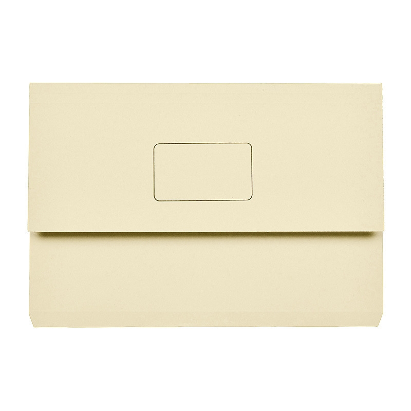 Marbig Slimpick Foolscap Document Wallet Buff/Product Detail/Stationery