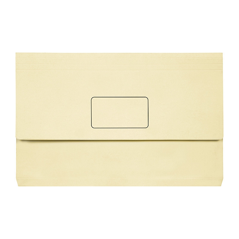 Marbig Slimpick F/C Document Wallet Brt Buff Pk10/Product Detail/Stationery