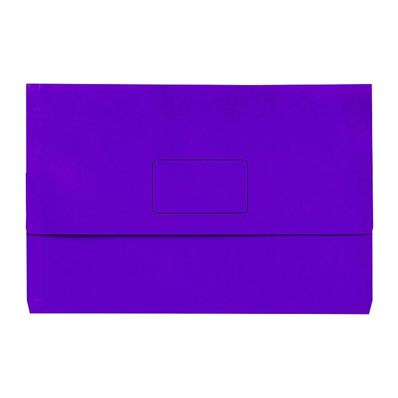 Marbig Slimpick F/C Document Wallet Brt Prpl Pk10/Product Detail/Stationery