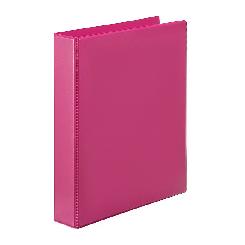Marbig Clearview Insert Binder A4 25mm 2D Pink/Product Detail/Stationery