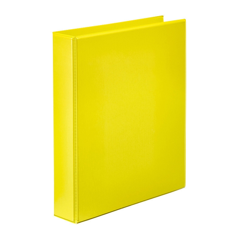 Marbig Clearview Insert Binder A4 25mm 2D Yellow/Product Detail/Stationery