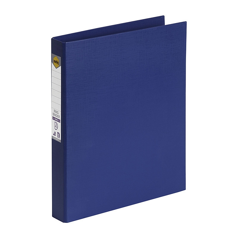 Marbig Ring Binder A4 25mm 2D Pe Blue/Product Detail/Stationery
