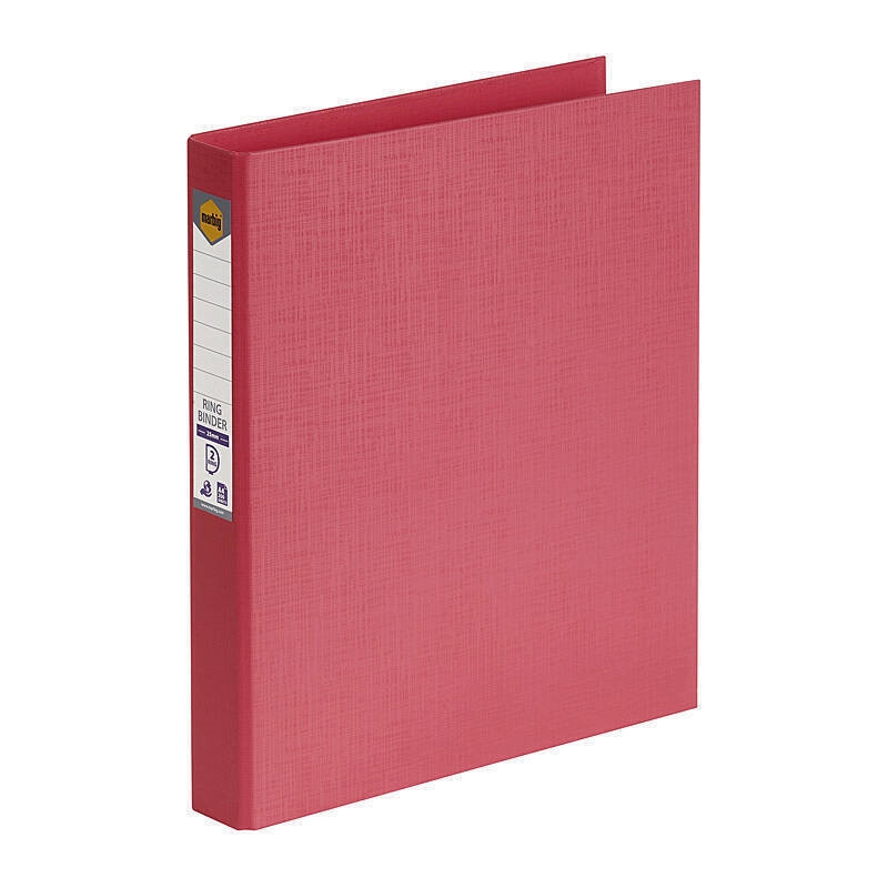 Marbig Ring Binder A4 25mm 2D Pe Coral/Product Detail/Stationery