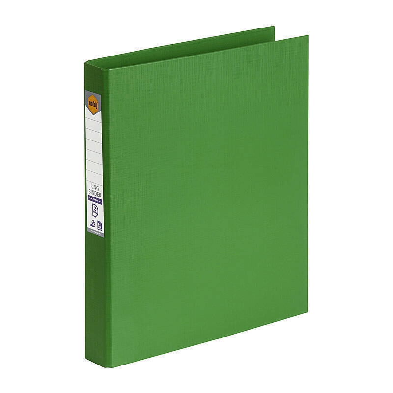 Marbig Ring Binder A4 25mm 2D Pe Green/Product Detail/Stationery
