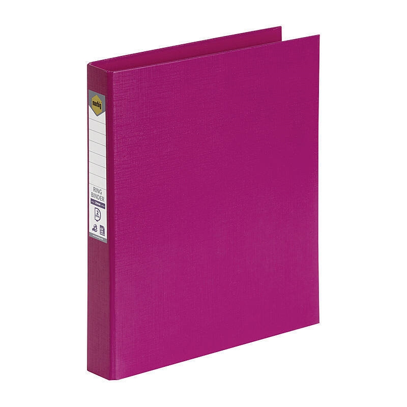 Marbig Ring Binder A4 25mm 2D Pe Pink/Product Detail/Stationery