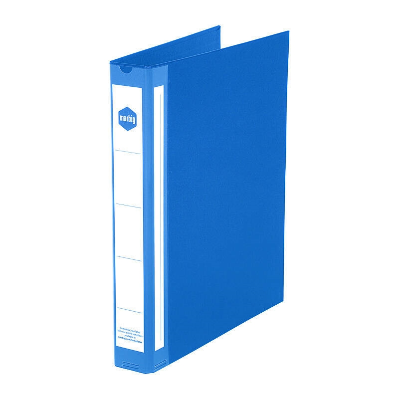 Marbig Ring Binder Deluxe A4 25mm 2D Pe Blue/Product Detail/Stationery