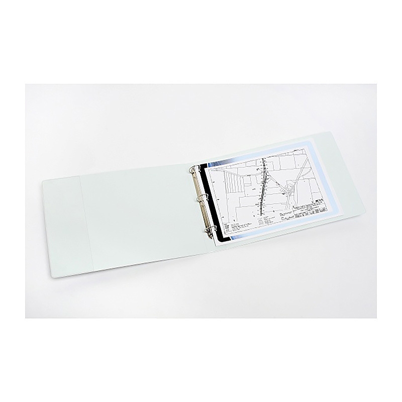 Marbig Clearview Insert Binder A3 L/S 32mm 3D Wht/Product Detail/Stationery