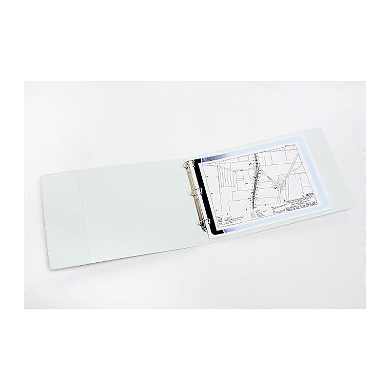 Marbig Clearview Insert Binder A3 L/S 50mm 3D Wht/Product Detail/Stationery