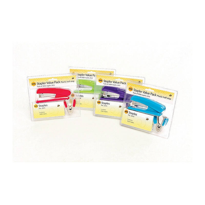 Marbig Stapler Value Pack Asst/Product Detail/Stationery