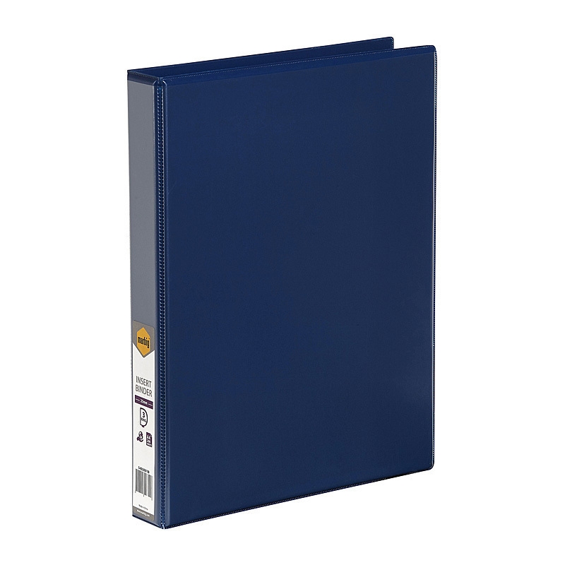 Marbig Clearview Insert Binder A4 25mm 3D Blue/Product Detail/Stationery