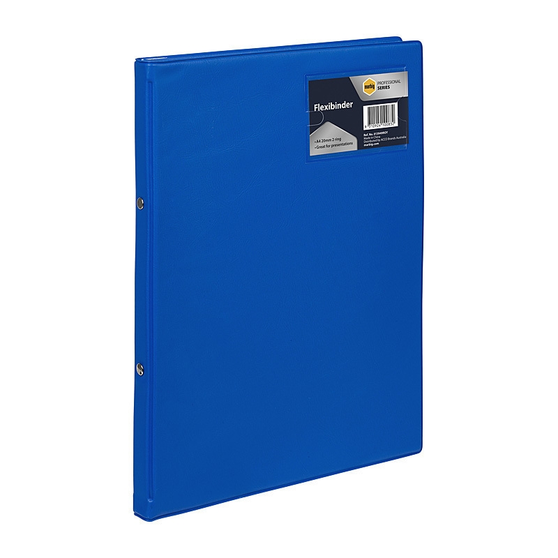 Marbig Flexibinder A4 20mm Blue Royal/Product Detail/Stationery