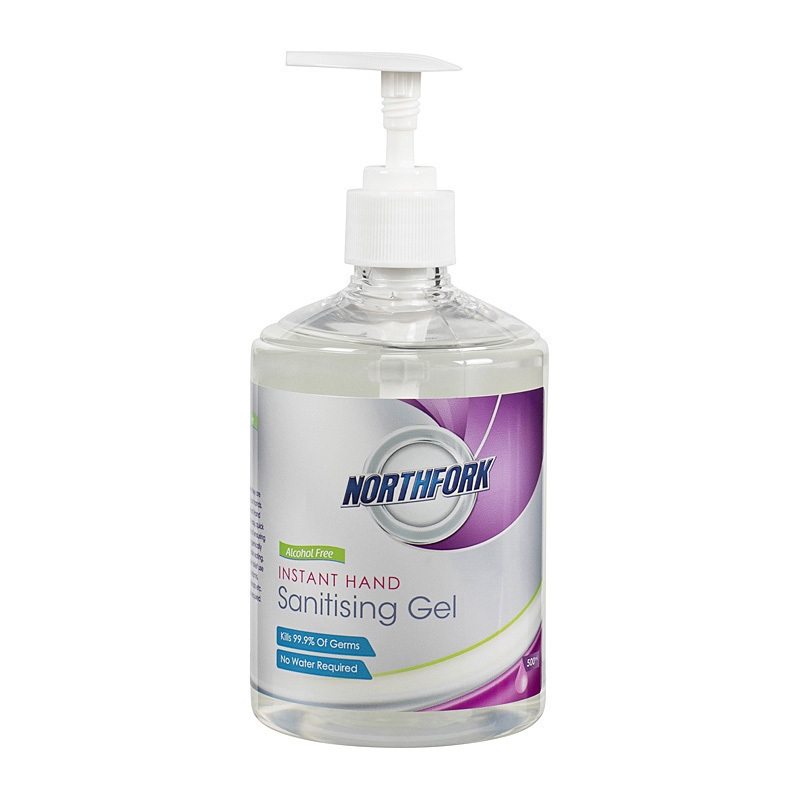 Northfork Instant H/Sanitis Gel Alcohol Free 500ml/Product Detail/Cleaners