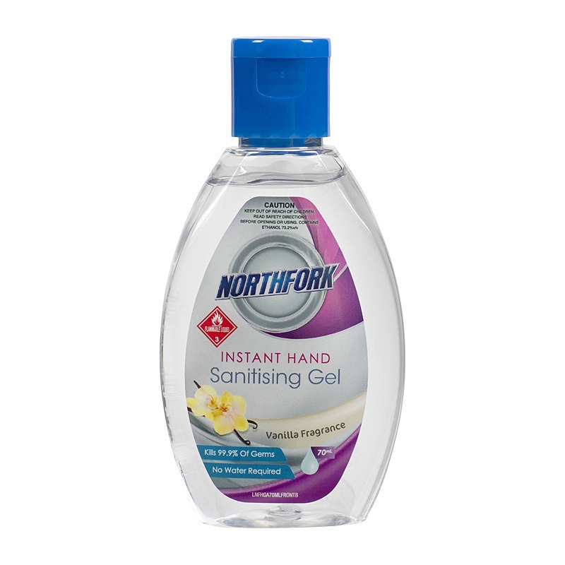 Northfork Instant Hand Sanitising Gel 70ml/Product Detail/Cleaners