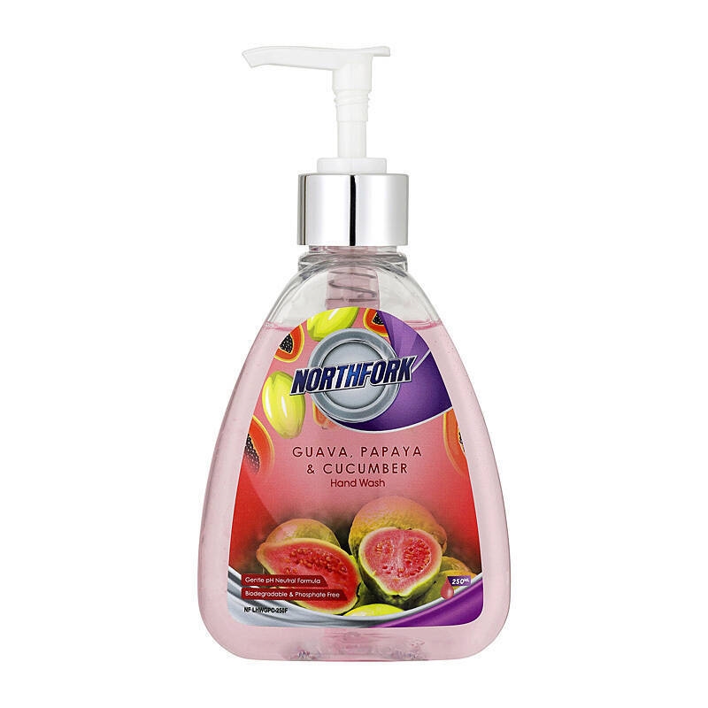 Northfork Liquid HandWash GuavaPapaya Cucumb 250ml/Product Detail/Cleaners
