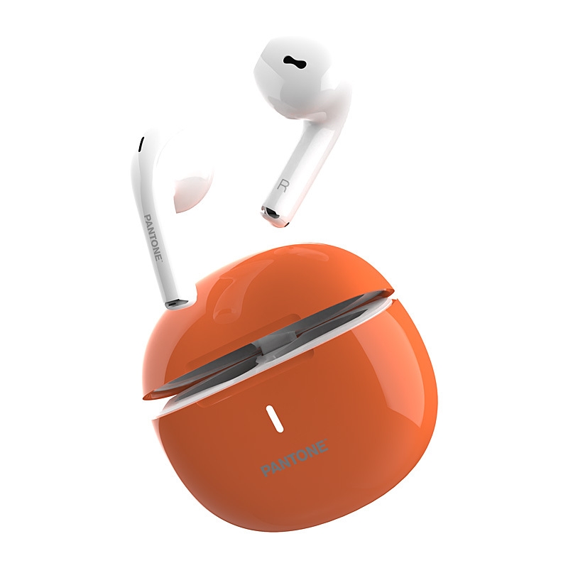 Pantone BT TWS Earbuds Orange/Product Detail/Headphones