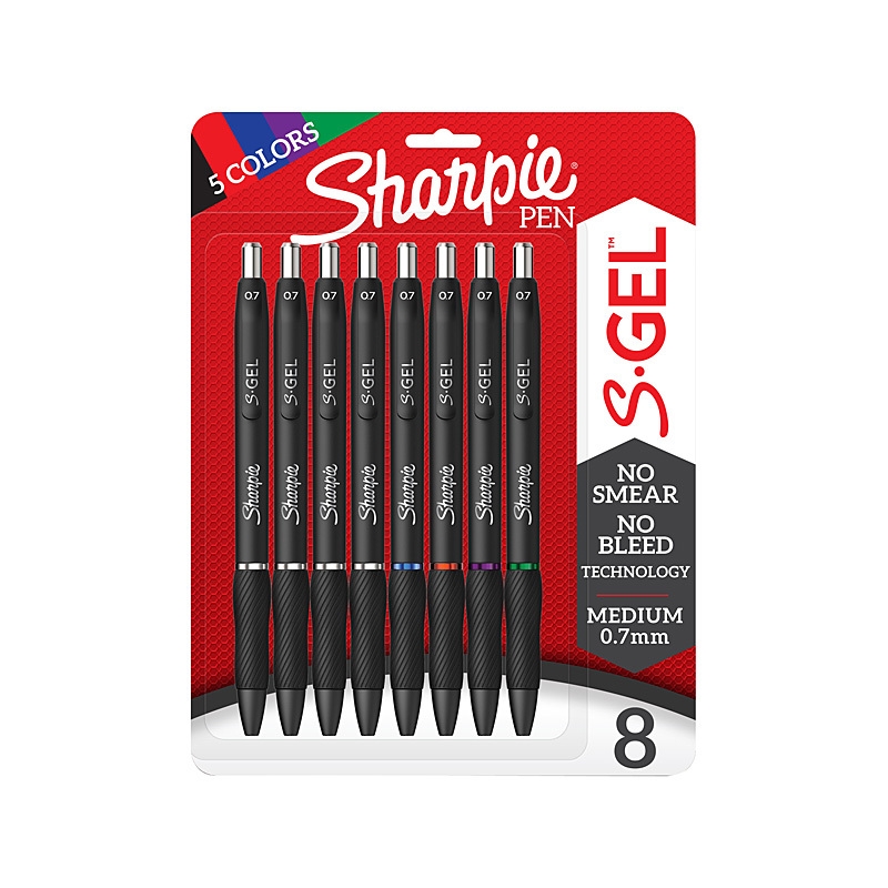 Sharpie Gel 0.7mm Bus Asst Pk8/Product Detail/Stationery