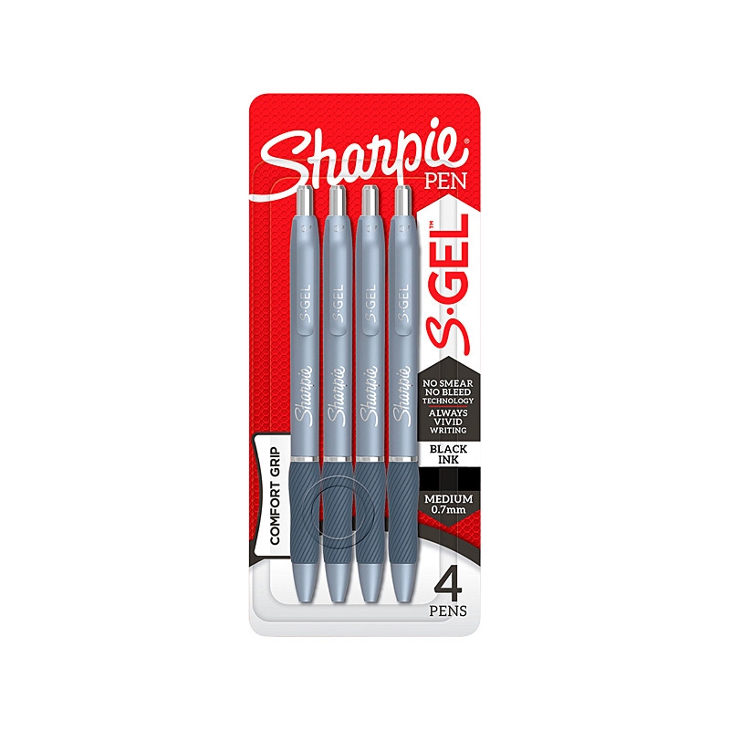 Sharpie GelBlue/Blk Pk4 Bx6/Product Detail/Stationery