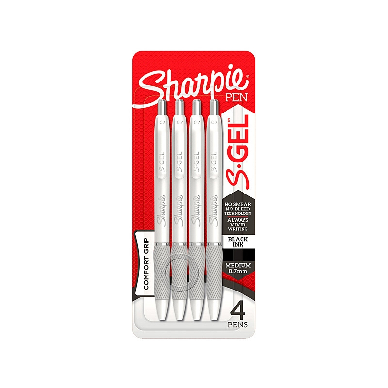 Sharpie GelWh4/Blk Pk4 Bx6/Product Detail/Stationery