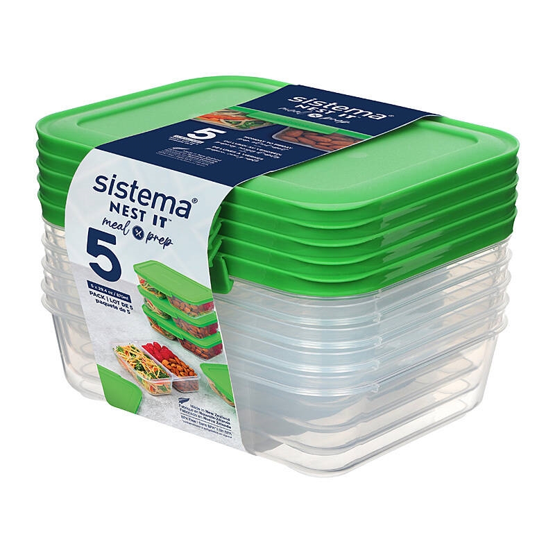 Sistema 870ml Meal Nest It Pk5/Product Detail/Cleaners