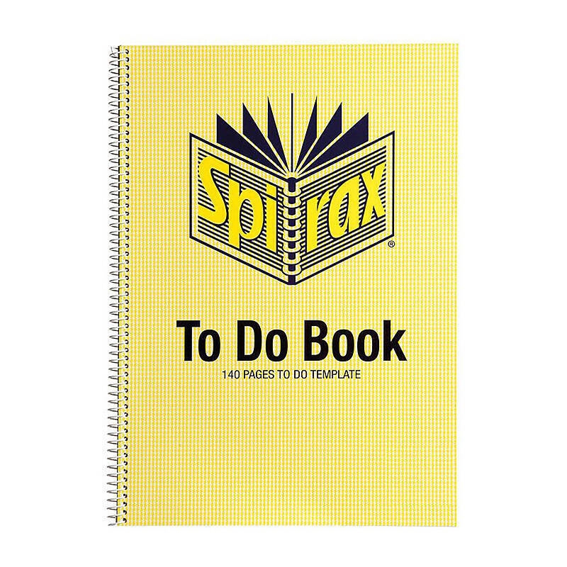 Spirax 706 To Do Book A4 140 Pg Pk5/Product Detail/Stationery