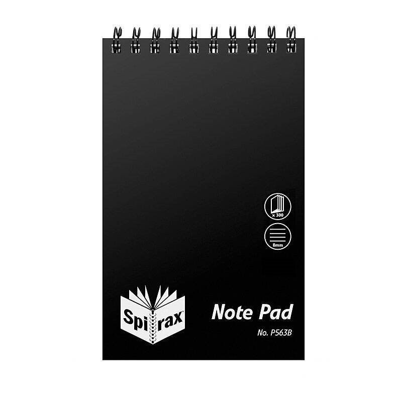 Spirax P563B PP N/book Rporter 200X127 300P Pk10/Product Detail/Stationery