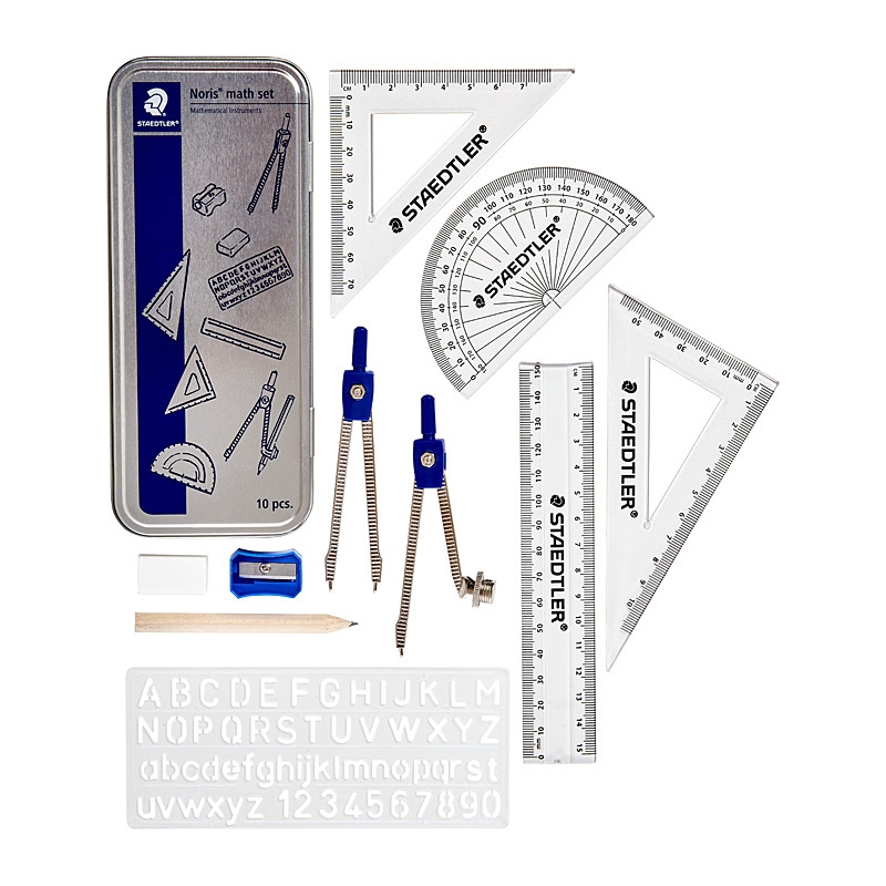 Staed Noris 557 10pc Maths Set/Product Detail/Stationery