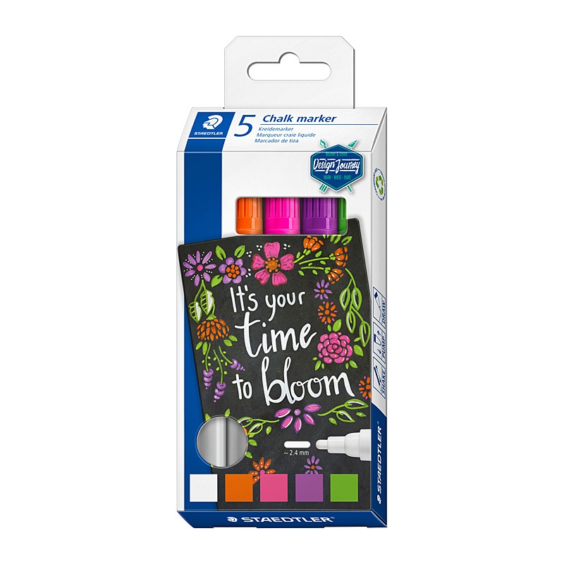 Staed Chalk Marker 344 Ast Pk5/Product Detail/Stationery