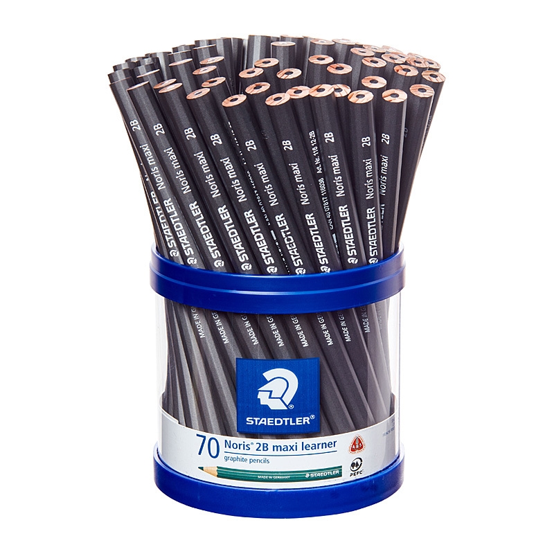 Staedtler Noris Maxi Learner Graphite 2B Pencil - Cup of 70/Product Detail/Stationery