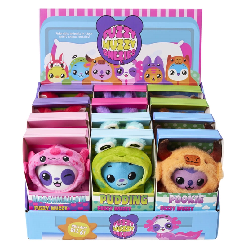 Fuzzy Wuzzy Onezie Assorted 14cm (Sent At Random)/Product Detail/Plush Toys